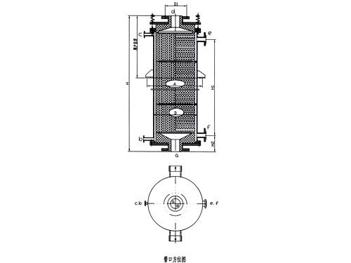 YKC圓塊孔式石墨換熱器